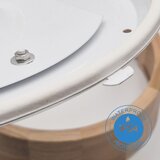 LAMKUR Plafonska svetiljka OAK 2xE27/15W/230V IP54 hrast, prečnika 27 cm | Eponuda.com