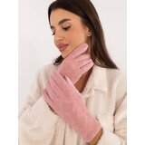 Fashion Hunters Light pink gloves | shoptok.hr