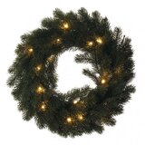 Emos LED božični venec, 40 cm, 2x AA, notranji, topla bela, časovnik DCTW05 Cene