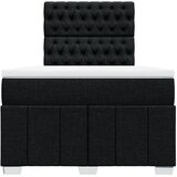  Krevet box spring s madracem crni 120 x 190 cm od tkanine | shoptok.hr