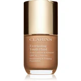 Clarins Everlasting Youth Fluid Foundation posvetlitvena podlaga SPF 15 odtenek 113 Chestnut 30 ml