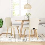 vidaXL Jedilni stol 2 kosa platno | Shoptok.si