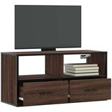 vidaXL TV omarica rjavi hrast 80x31x39,5 cm inženirski les in kovina Cene