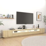 vidaXL TV ormarić s LED svjetlima boja hrasta sonome 300 x 35 x 40 cm | shoptok.hr