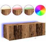 TV zidni ormar Zidne 2 pcs Staro drvo 100 x 35 x 31 cm | Eponuda.ba