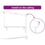 Rolo zavjesa Žuta i plava 200 x 250 cm Tkanina i aluminij | shoptok.hr