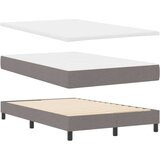  Postelja z vzmetnico z vzmetnico Taupe 120 x 200 cm blago, (5000128350) | Shoptok.si