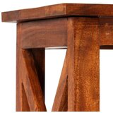  Polica za knjige od masivnog drva bagrema s obradom od šišama 60x30x160 cm | shoptok.hr