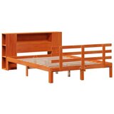  Krevet s regalom za knjige bez madraca 120 x 190 cm od borovine | shoptok.hr