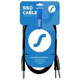 SOUND STATION QUALITY (SSQ) SSQ JSJM1 SS-1452 Cable Jack Stereo - 2x Jack Mono 1 m Black | shoptok.hr