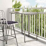 vidaXL Sklopivi vrtni stol sivi 90x51x75 cm poliratan Cijene