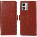 INORCO ABEEL Za Motorola Moto G53 5G PU usnjena torbica proti praskam Crazy Horse Texture Denarnica Ovitek za telefon, (22036787) Cene