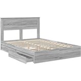  s od storage Siva Sonoma 160 x 200 cm Konstruirano drvo | shoptok.hr