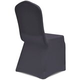  Rastezljive navlake za stolice 4 kom Antracit boja | shoptok.hr