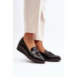VINCEZA Women's Wedge Shoes with Embellishment Black Miliret | Shoptok.si