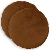  Presvlaka za jastuk 2 kom. HEERLEN Svijetlosmeđa Promjer 60 cm - Osnovni Svijetlosmeđa Promjer 60 cm | shoptok.hr