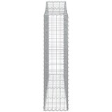  Gabionska košara s lukom 200x30x120/140 cm pocinčano željezo | Eponuda.com