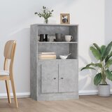 vidaXL Visoka komoda siva betona 60x35,5x103,5 cm konstruiranog drva Cijene