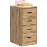 vidaXL Garažni ormar za odlaganje 40x51x85 cm masivne borovine | shoptok.hr