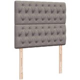 vidaXL Otomanski posteljni okvir z vzmetnico taupe 120x200 cm blago | Shoptok.si