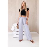 Kesi Włoski Wide-leg trousers grey | shoptok.hr