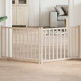  Vrata za pse sklopiva 2 panela 160 cm masivna jelovina | shoptok.hr