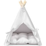  Kućica za ljubimce s jastukom Bijela 50 x 50 x 60 cm Poliester | shoptok.hr
