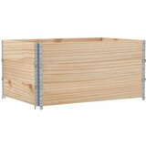  Okviri za palete 3 kom 120 x 80 cm od masivne borovine | Eponuda.com