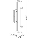  LED zidno svetlo FELICJA LED/10W/230V 4000K crna | Eponuda.com