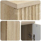  Miza s polico Sonoma hrast 142,5 x 50 x 75 cm Inženirski les, (5000283187) | Shoptok.si