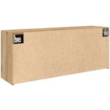 vidaXL Kopalniška stenska omarica artisan hrast 100x25x40 cm inž. les | Shoptok.si