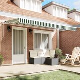  Zamjensko platno za tendu Zelena i bijela 4 x 2 m Poliester | shoptok.hr