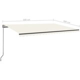  Samostojeća automatska tenda 500 x 350 cm krem | shoptok.hr