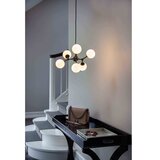 Halo Design 736546 - Visilica na sajli ATOM 6xG9/28W/230V prečnik 45 cm crna/bela | Eponuda.com