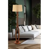 Opviq podna lampa 20520, 1 × E27, drvo / krem | Eponuda.com