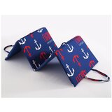 B.E.S. Crveni/plavi vrtni jastuk za sjedenje za ležaljku 49x137 cm Anchors – | shoptok.hr