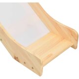  Otroški pograd s toboganom in lestvijo borovina 97x208 cm, (20787667) | Shoptok.si