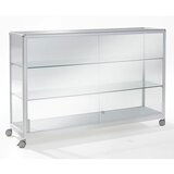 eurokraft pro Vitrina, polvisoka izvedba, širina 1000 mm, 2 drsnih vrat | Shoptok.si