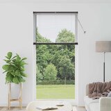 vidaXL Okenska roleta z zavesami Drugo Črna 80 x 130 cm Aluminij Cene