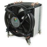 InterTech K-17 Processor Cooler 9.2 cm Aluminium, Black | shoptok.hr