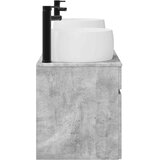  Set ormarića za kupaonicu 3 kom. Betonska siva 49 x 44,5 x 66 cm | Shoptok.si