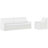  Set sofe 2 pcs Bijela Tkanina - Bijela 1-Sjedalo + 3-Sjedalo (210 cm) | shoptok.hr