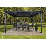  SOJAG - Aluminijski paviljon s tvrdim krovom »Ventura« - 296x423x261 cm - 12 52 m² | shoptok.hr