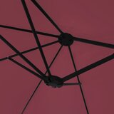  Dvostruki vrtni suncobran s LED svjetlima bordo 449 x 265 cm | Eponuda.ba