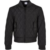 Urban Classics Kids Girls' Diamond Quilt Nylon Jacket Black | Eponuda.ba