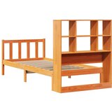 vidaXL Krevet s regalom za knjige bez madraca 90 x 190 cm od borovine | shoptok.hr