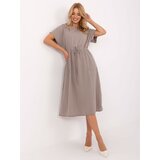 Och Bella Dress-TW-SK-BI-6-2014.07-dark beige | shoptok.hr