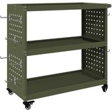  Količar za alate s policom Maslinasto zelena 75 x 35 x 73 cm | shoptok.hr