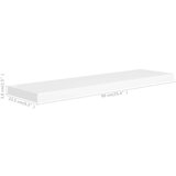  Plutajuća zidna polica bijela 90 x 23 5 x 3 8 cm MDF | shoptok.hr