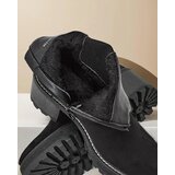 Resti Eco-suede women's ankle boots on a post Segori | Shoptok.si